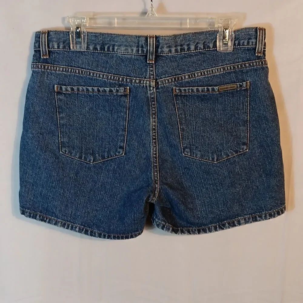 Calvin Klein Button Fly Low Rise Denim Shorts - Picture 3 of 7